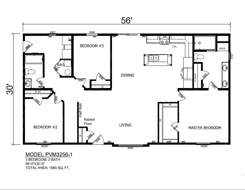 Highland Modular 1680 sq ft Harvest Homes Omaha